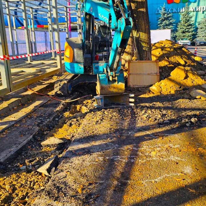 ЗЕМЛЯНЫЕ РАБОТЫ мини экскаватором Алматы