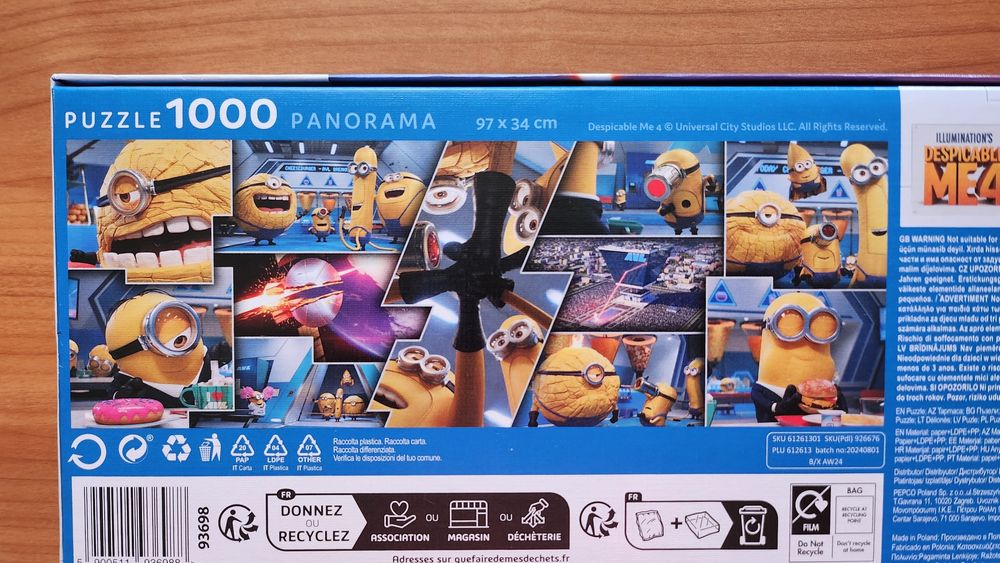Super Puzzle Trefl, Despicable Me 4, 1000 piese, Minioni
