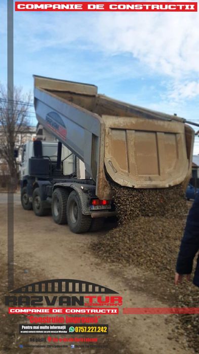 Balast Iasi 0-16 mm pentru beton | Nisip Iasi + Pietriș | Ciment |