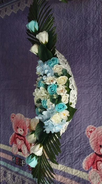 Aranjament flori sapun