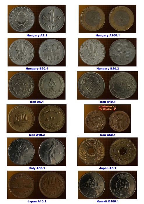 130 чуждестранни монети (вкл. сребърни) 1839 г - 2022 г от 29 държави