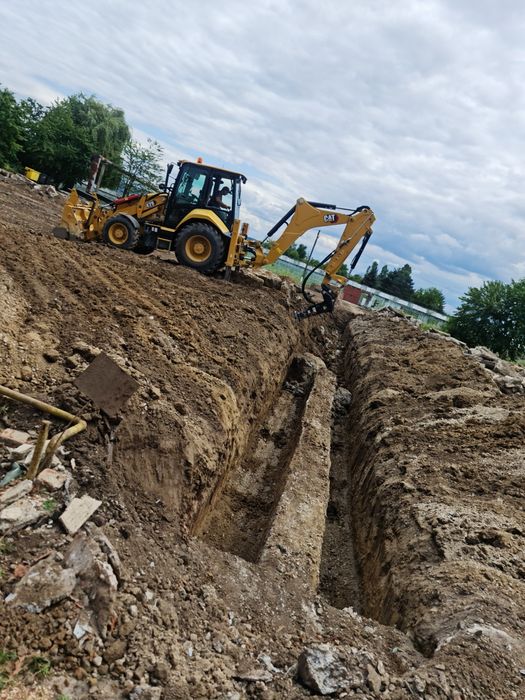 Lucrari si Servicii profesionale inchiriere buldo excavator,camion,bo