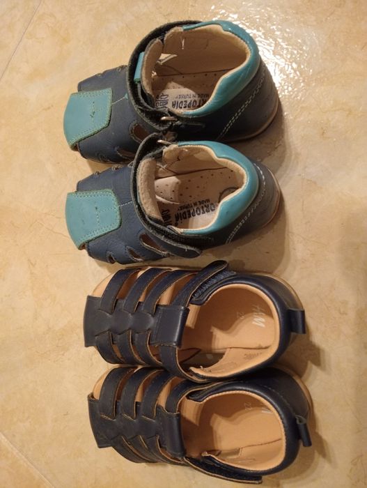 Set sandale copii h&m și ortopedia (piele), mărimea 22