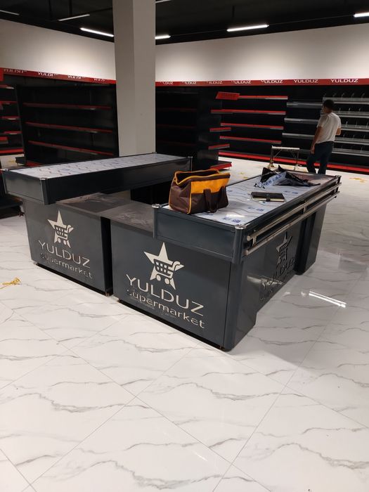 Стелаж полкалар магазин учун