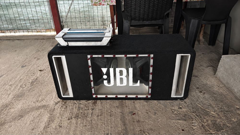 subwoofer auto+amplificator