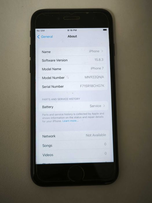 iphone 7 128 gb bateria 85% negru