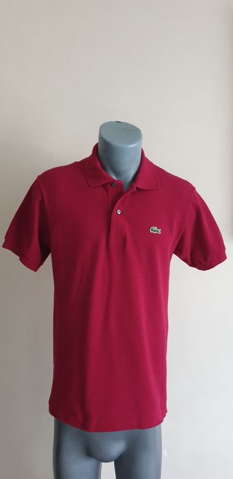 Lacoste Pique Cotton Mens Size 3 - S НОВО! ОРИГИНАЛ! Мъжка Тениска!
