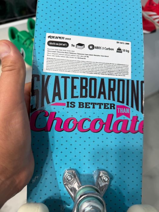 Skateboard Reaper choco- ca nou, folosit foarte puțin