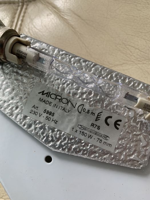 Стенни стъклени аплици / Италия / 80-те