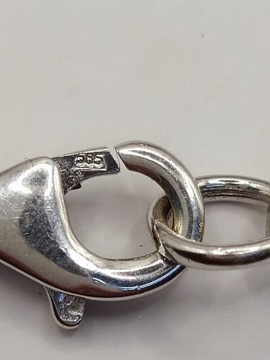 Златна гривна бяло злато 15.11 гр. 14к проба 585 / 19 см.