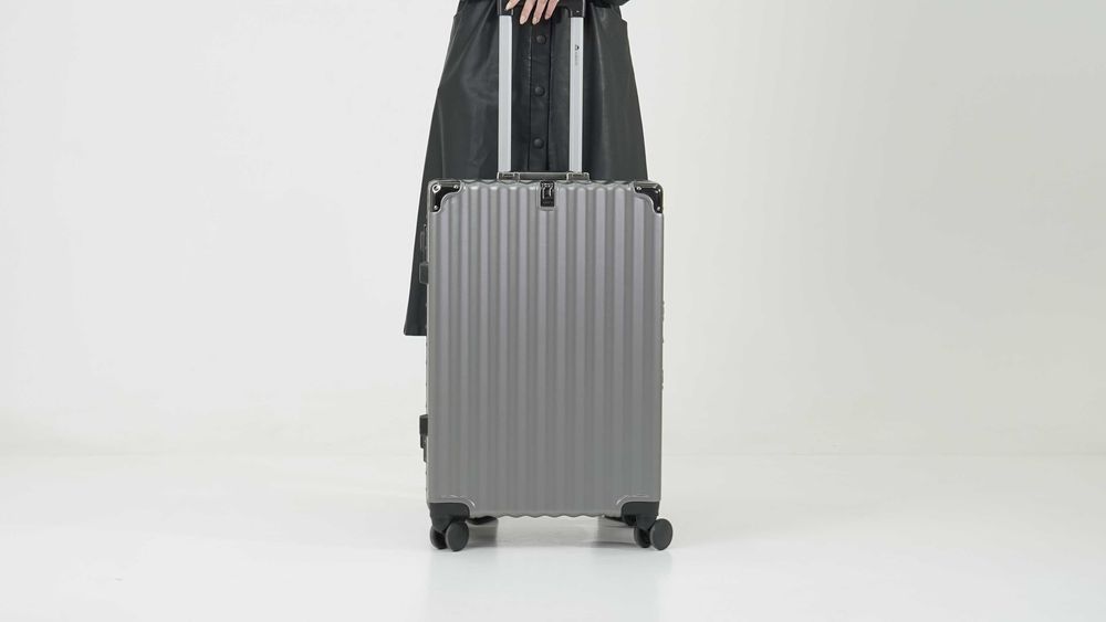 Чемоданы  на защелках (без молнии)