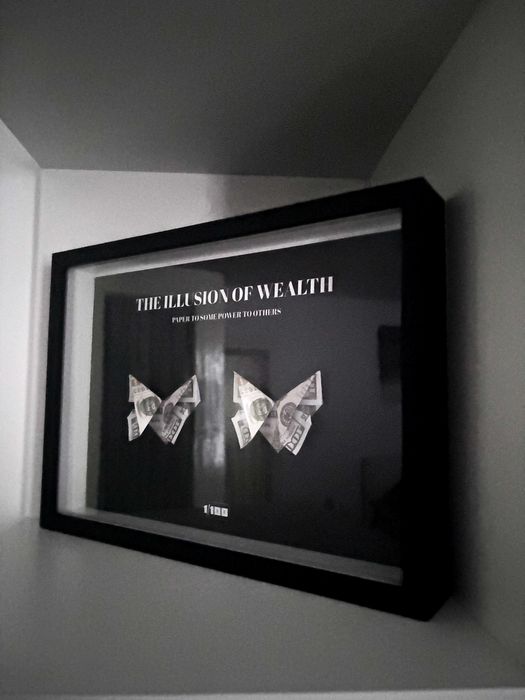 Tablou personalizat , 3d , butterfly dolar