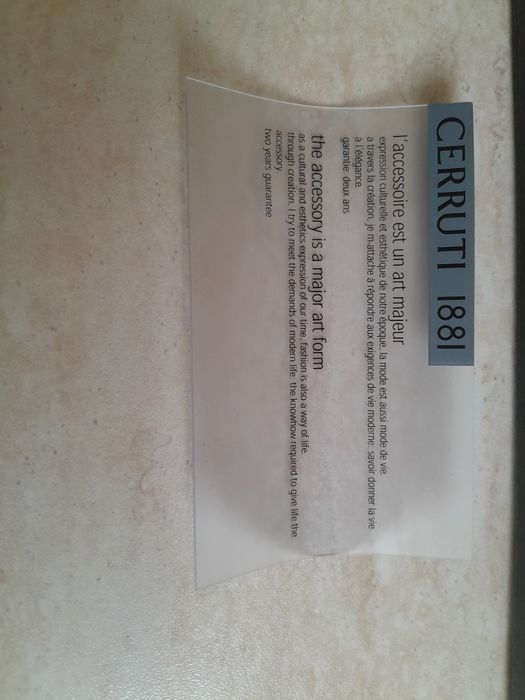 Химикалка, Сеrutti 1881