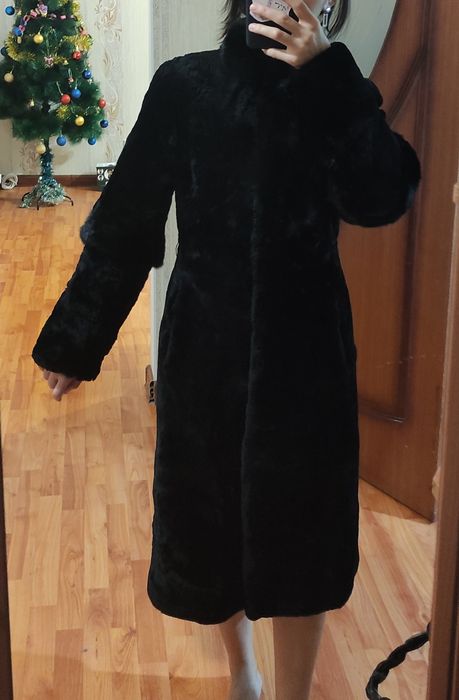 Мутоновая шуба 44 размер