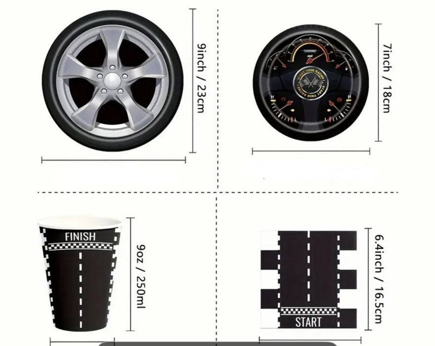 Декорации за рожден ден с тема Ферари
