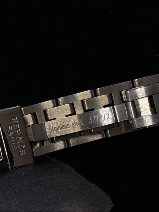 Женски часовник Hermes Pullman Date Gun Black