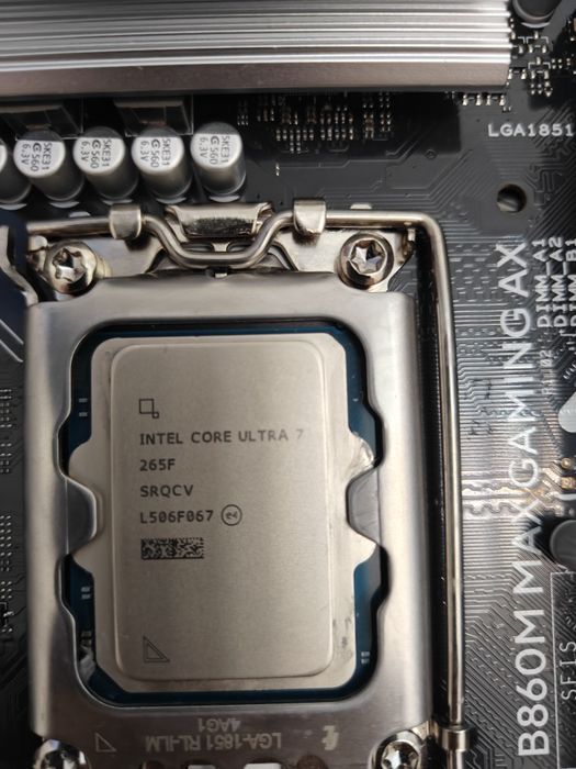 Ultra 7 265f + Asus B860M Max Gaming AX+ 32Gb DDR5