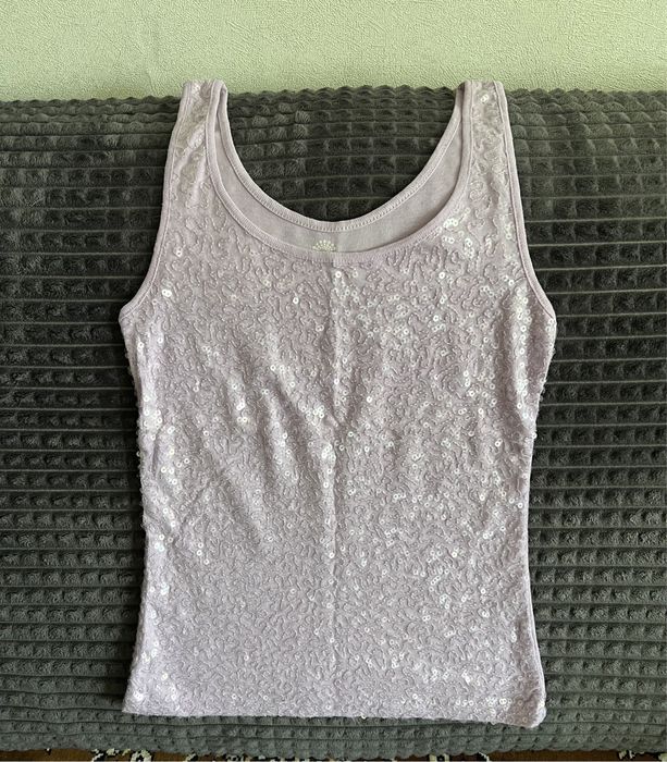 Майка с пайетками