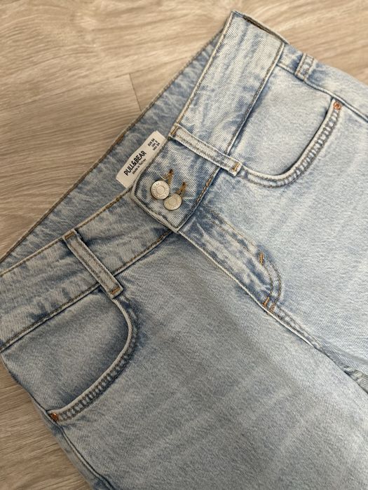 Светлосини дънки Pull&Bear – Flare модел