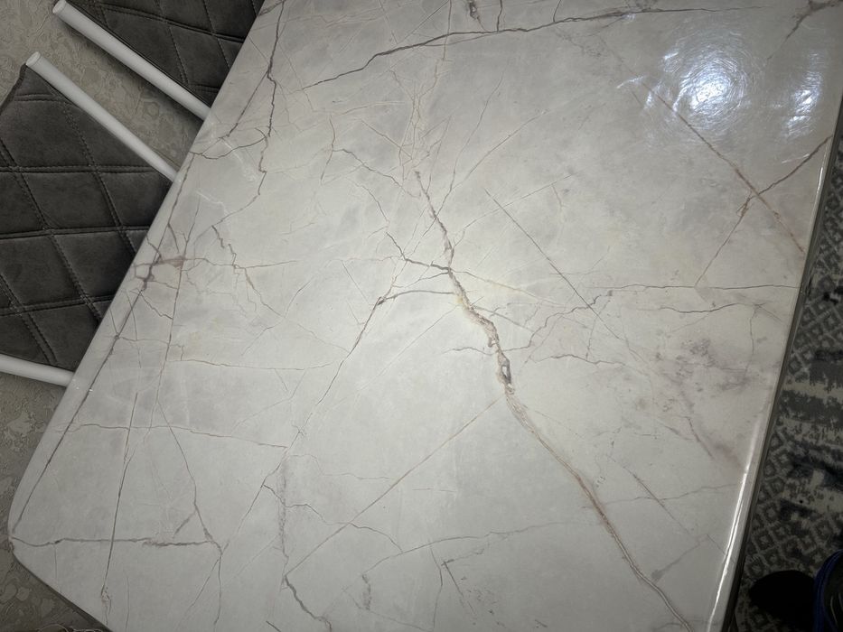 Кухонный стол мрамор. Новый