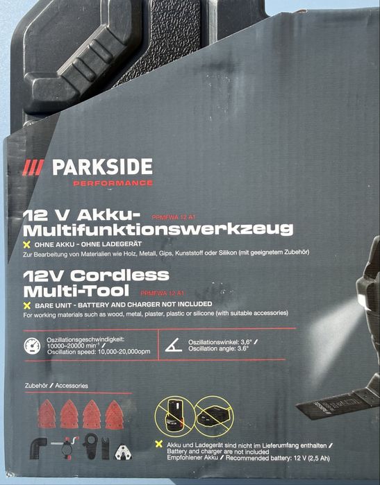 Unealta multifunctionala 12v Parkside Performance