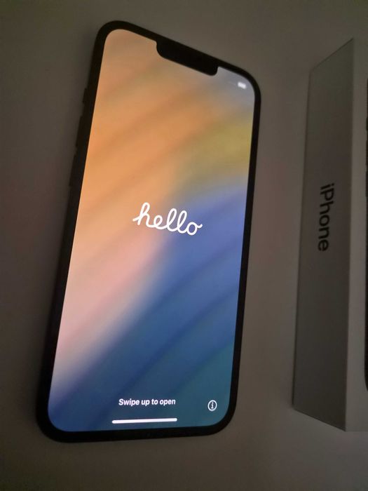 Iphone 14 negru cu incarcator