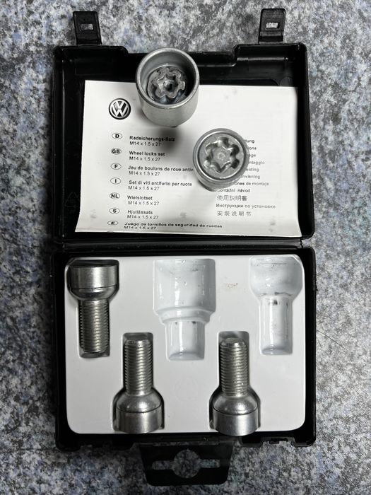 Set Prezoane antifurt originale vw - Audi - Skoda - Seat
