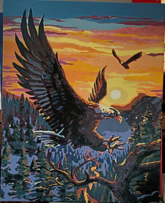 Готовая картина по номерам размер 40х50