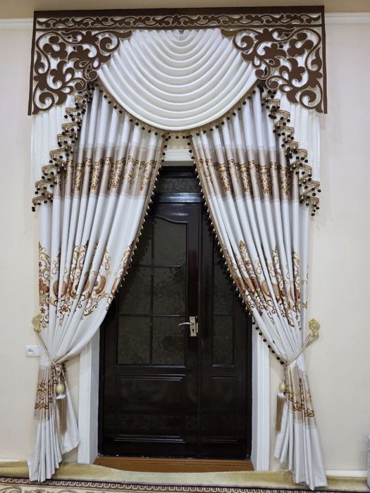 Продаю шторы и тюль в хорошом состояние