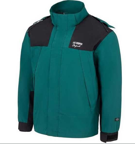 Яке ветроустойчиво есенно-зимно lee cooper маслено зелено размер М