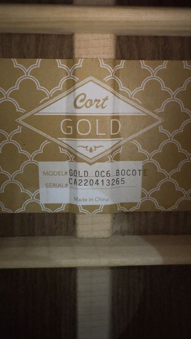 Акустическая гитара с подключением Cort Gold A6