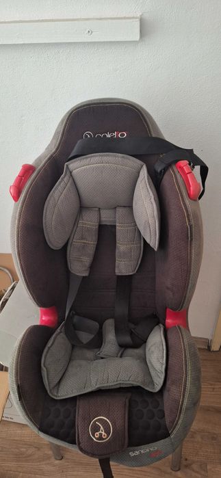 Scaun auto SANTINO cu ISOFIX Gri Coletto