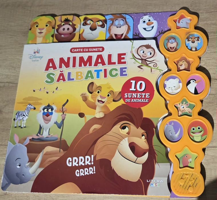 Carte cu sunete Animale Salbatice