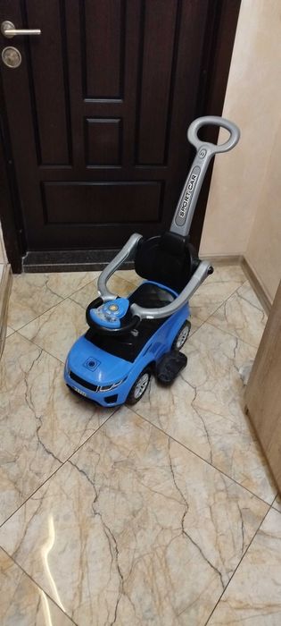 Ride-on с дръжка Off Road син