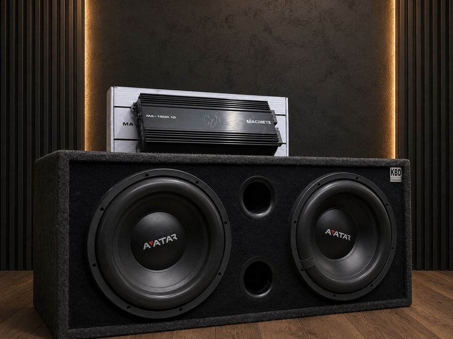 Сабвуфер 1000w с усилителем