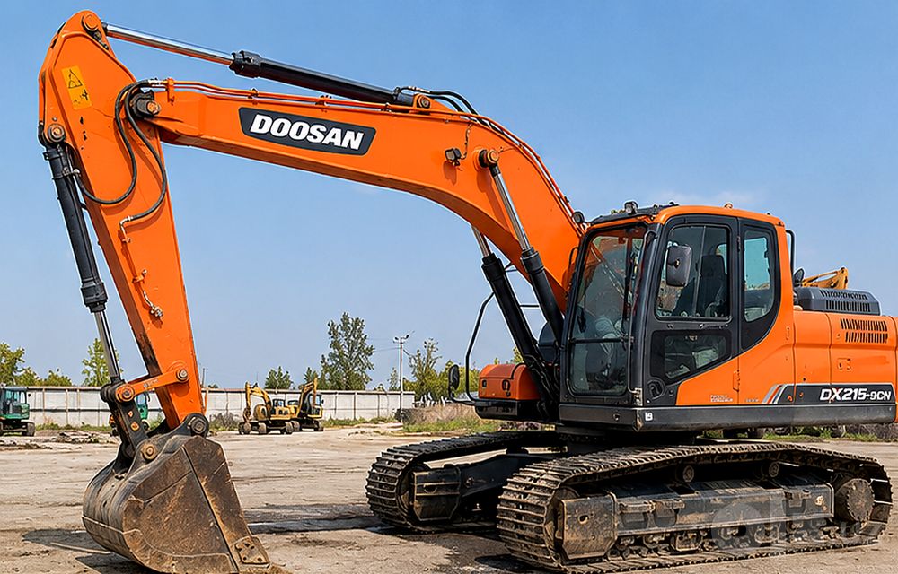 Doosan гусеничный екскаватор zanjirlik ekskavator