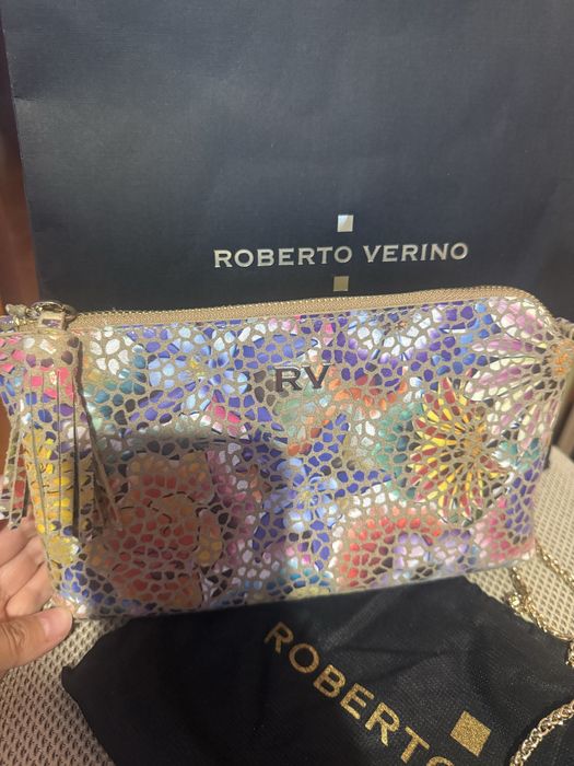 Дамска чанта с дръжка на италианската марка Roberto Verino