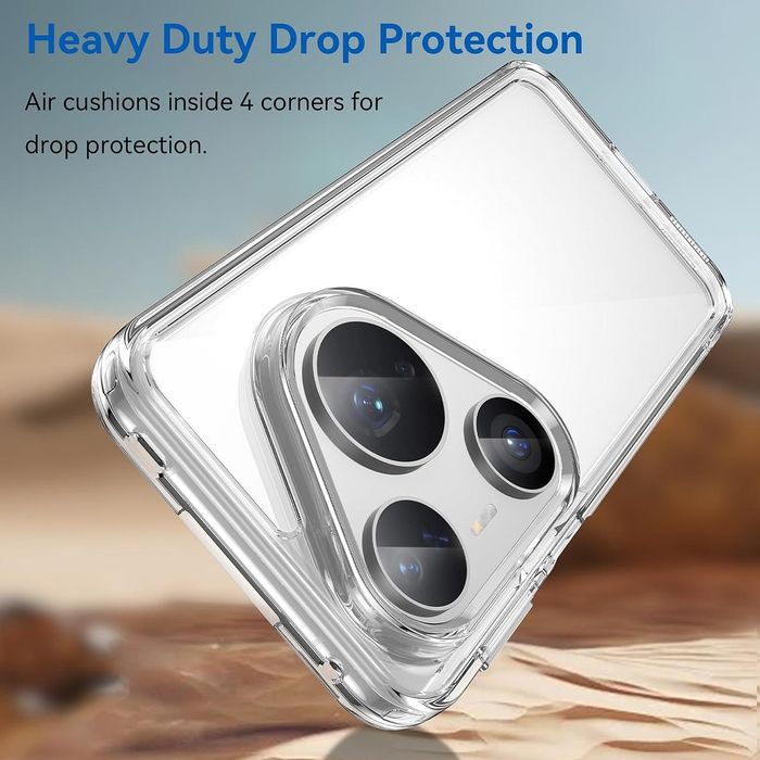 Прозрачен кейс space case за huawei pura 80 pro