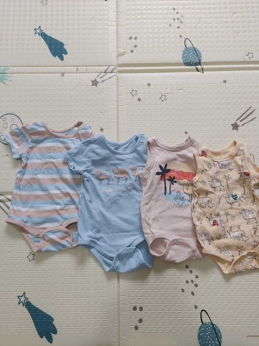 Лот бодита къс ръкав и потник размер 80