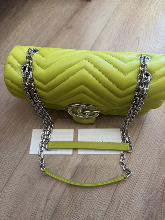 Gucci GG Marmont Matelassé Top Handle Shoulder Bag дамска чанта