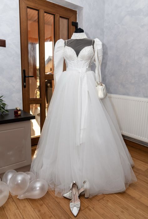 Rochie de mireasa stil printesa