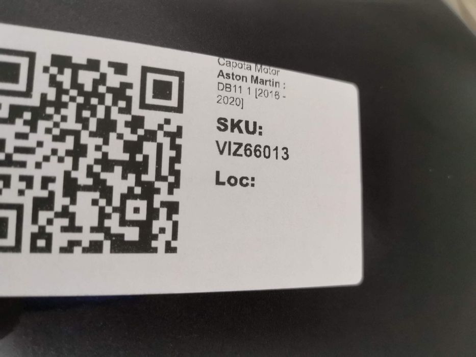 Capota Motor Aston Martin  DB11 1 2016 2017 2018 2019 2020 V12 AMR Ori