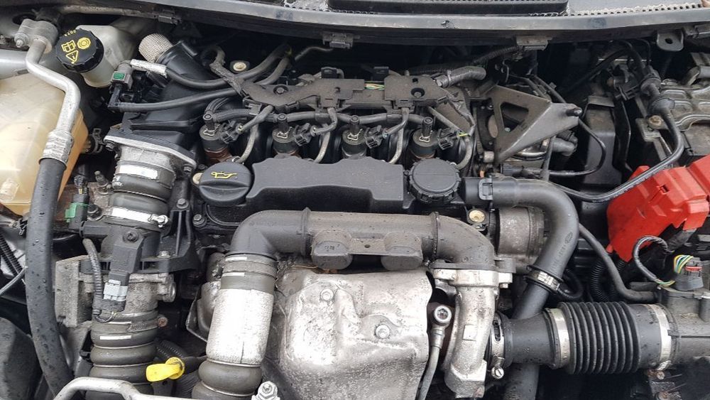 Motor 1.6TDCI HHJC 66KW 90CP Ford Fiesta MK 6 2008 - 2019 Probat pe masina / Video in anunt