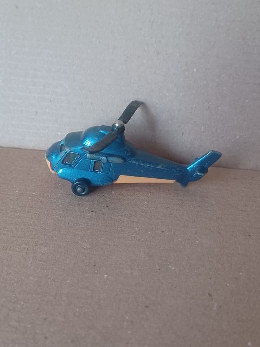 Колекционерска българска метална количка и хеликоптер matchbox