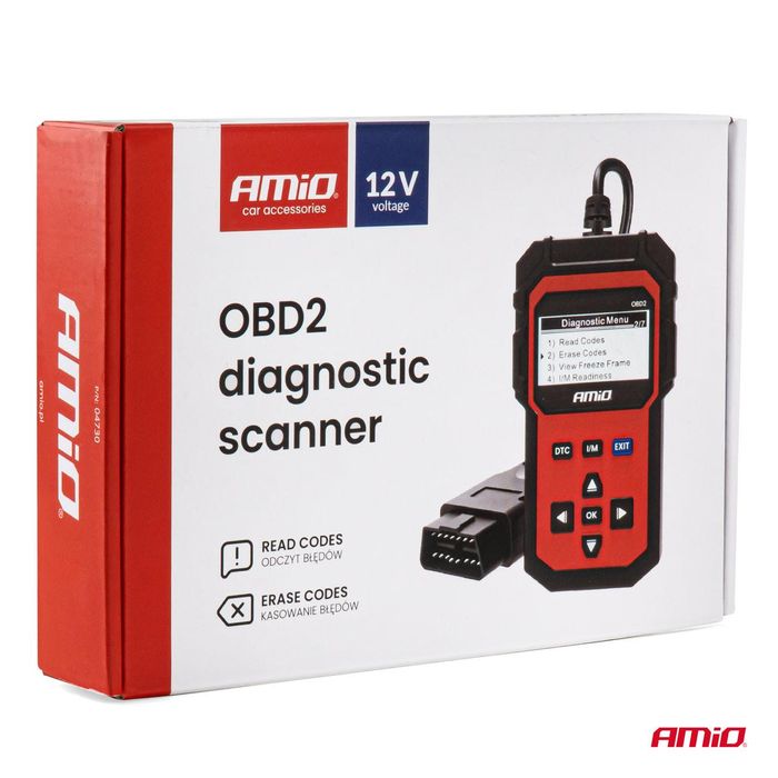 диагностичен интерфейс , тестер , скенер amio obd2 amio-04730