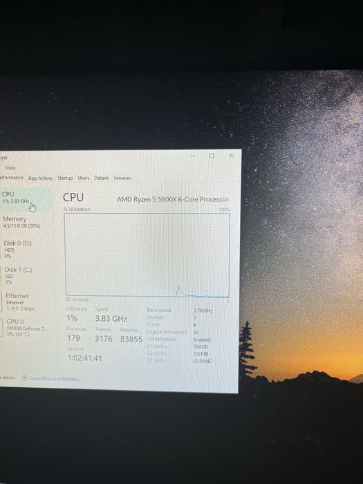 PC Gaming Ryzen 5 5600X + GTX 1070 / 16GB RAM / rulează orice joc ok