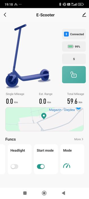 Trotineta electrica aproape noua