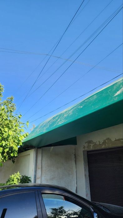 Baner tent ustanovka