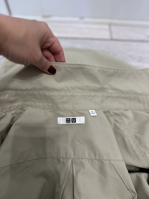 Хлопковая рубашка Uniqlo