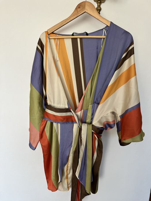 Salopeta cu dungi Zara